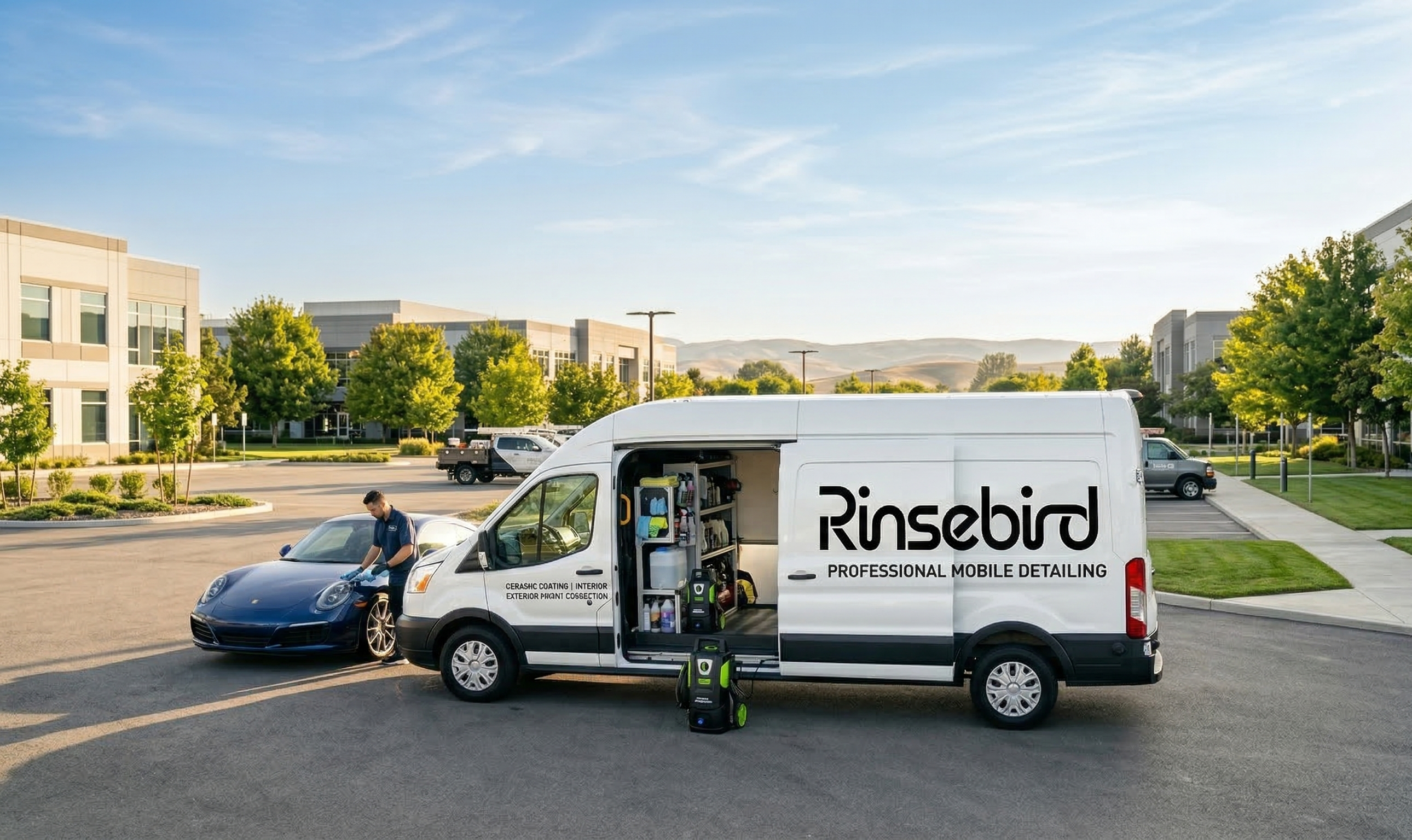 Rinsebird mobile detailing van